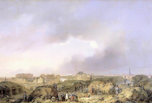 The Citadel of Antwerp shortly after the Siege of 19 November-23 December 1832, and the Surrender of the Dutch Garisson to the French