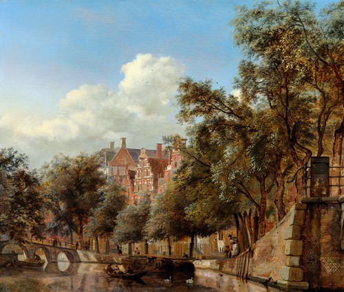 The Herengracht, Amsterdam, Viewed from the Leliegracht