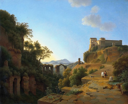 The Gulf of Naples with the Island of Ischia in the Distance