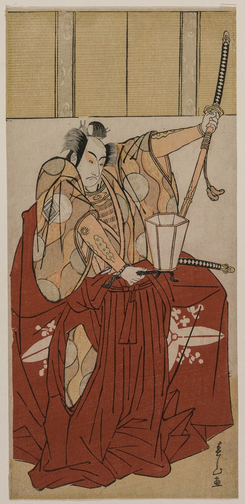 Ichikawa Monnosuke II as Urabe no Suetake; Onoe Matsusuke as Usui Sadamitsu; Nakamura Nakazo I as Watanabe no Tsuna