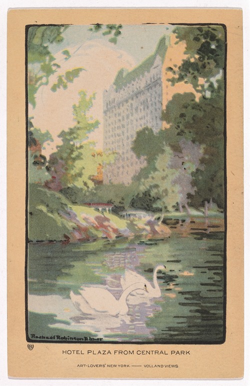 Hotel Plaza from Central Park (1914)