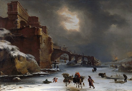 City Walls in Winter (c. 1650 - c. 1670)