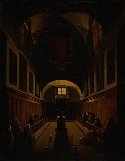 The Choir Of The Capuchin Monastry Near The Piazza Barberini