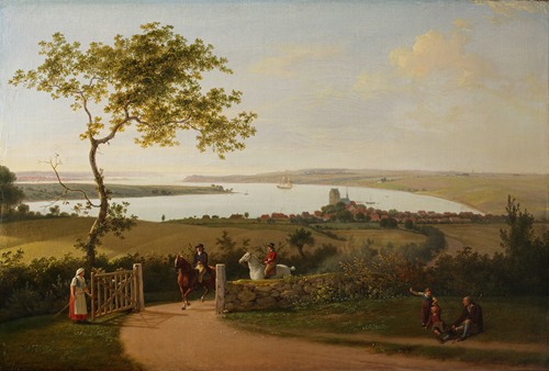 View Of The Little Belt From A Hill Near Middelfart, Funen (C. 1800)