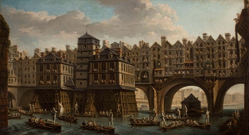 La joute des mariniers, entre le pont Notre-Dame et le pont au Change