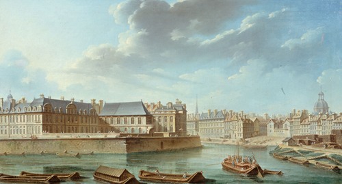 La Pointe orientale de l’île Saint-Louis, avec l’hôtel de Bretonvilliers et l’hôtel Lambert