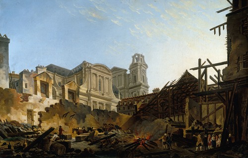 La foire Saint-Germain après l’incendie de la nuit du 16 au 17 mars 1762