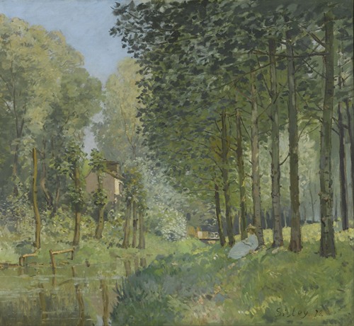 Rest along the Stream. Edge of the Wood (1878)