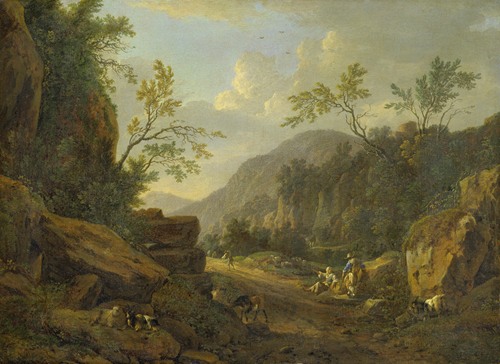 Rocky Landscape in the Evening Light (ca. 1660 - 1670)