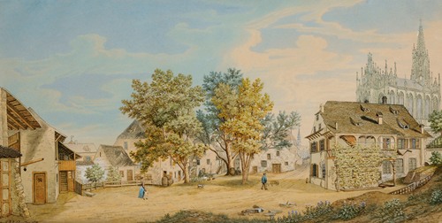 Hof des Maria Magdalenenklosters (Reuerinnen) in der Steinen in Basel