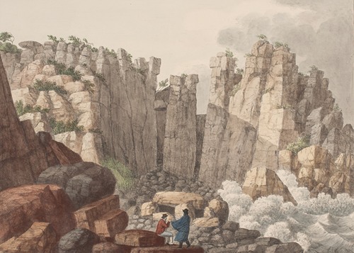 Randkleven ved strandbredden i Østermarie sogn på Bornholm