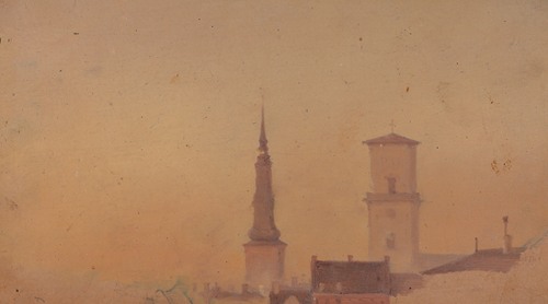 The Sand Box at the Stormbro Bridge with Thorvaldsen’s Museum in the Background