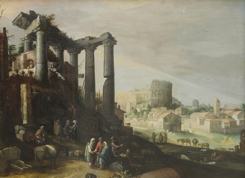 Landscape with a View of Campo Vaccino in Rome
