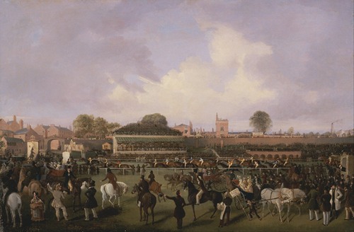 Lord Westminster’s Cardinal Puff, with Sam Darling Up, Winning the Tradesman’s Plate, Chester