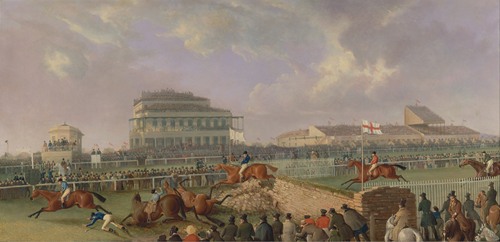 The Liverpool and National Steeplechase at Aintree, 1843