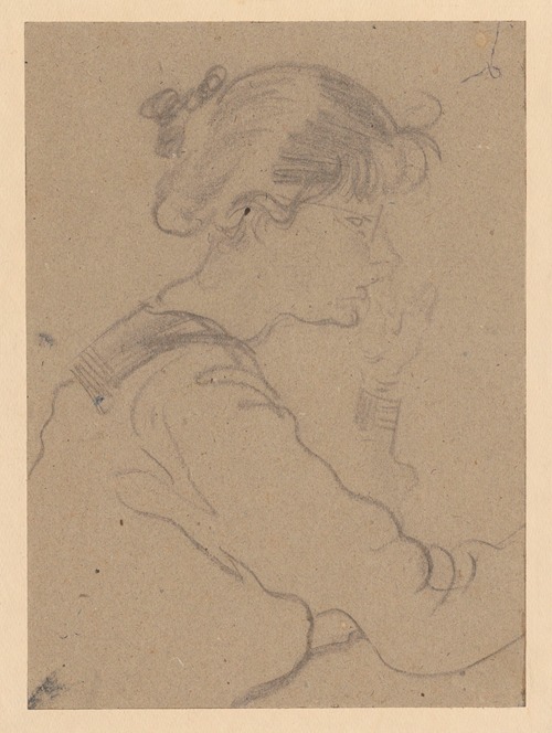 Portrait of N.V.Poroshina, a pupil of N.Sklifosovsky’s school