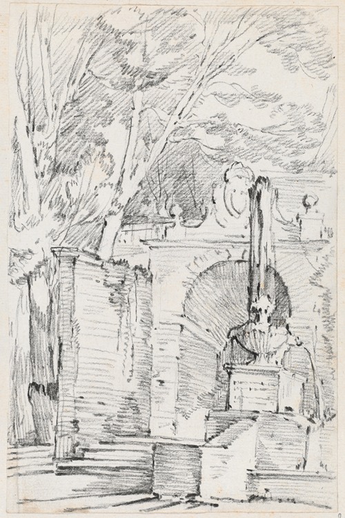 Fountain of Pomona in the Gardens of the Villa d’Este,Tivoli