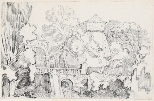 The Water Organ in the Gardens of the Villa d’Este,Tivoli