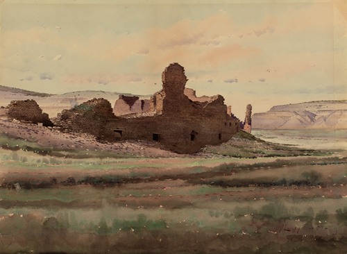 Pueblo Bonito Ruin, Chaco Canyon, New Mexico (1888)