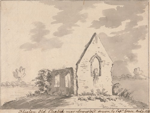 Folio of Views in Norfolk and Suffolk Flixton Old Chapel, near Lowestoft, Suffolk