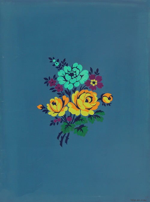 Polychrome floral group III (1915)