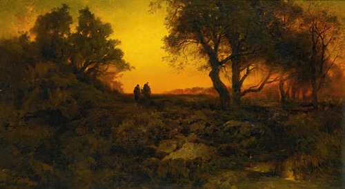 Twilight Landscape (Flight Into Egypt) (1878)