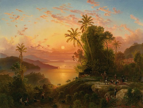 Costa De La Guaira A La Caida Del Sol (1874)