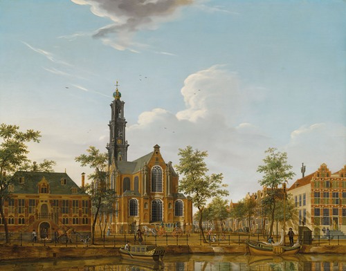 View Of The Westerkerk Seen From Across The Keizersgracht, Amsterdam