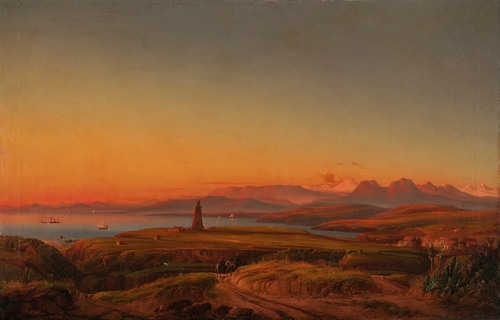 Bay Near Valparaiso, Chile (1859)