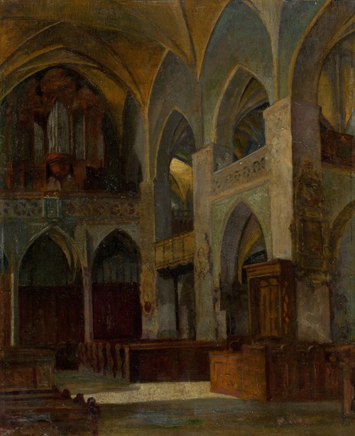 Inside The Church Of St. James In Levoča (1910-1920)