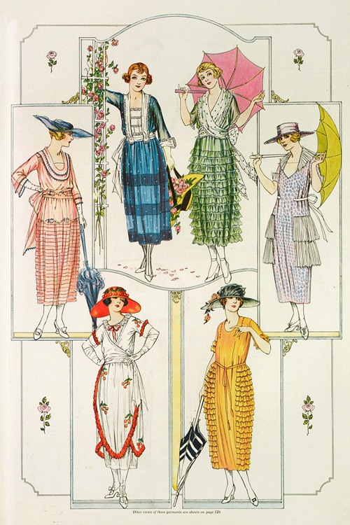 Frilling the simple dress (1920)
