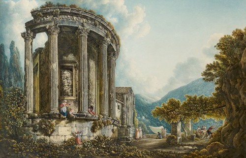 Tivoli, a view of the Temple of the Sibyl