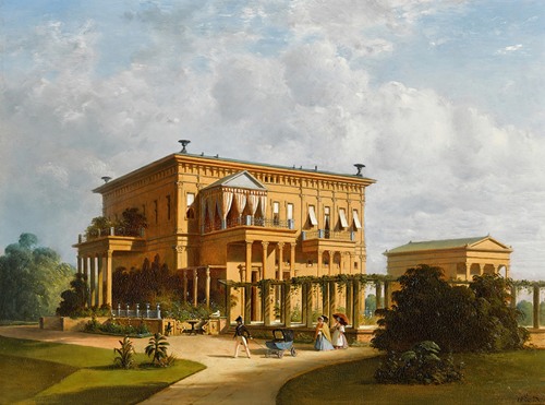 Promenade in the Gardens of the Leuchtenberg Palace, Peterhof