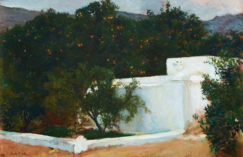 Naranjos. El Camino Del Mar. Valencia (Orange Trees On The Road To The Sea, Valencia) (1903)