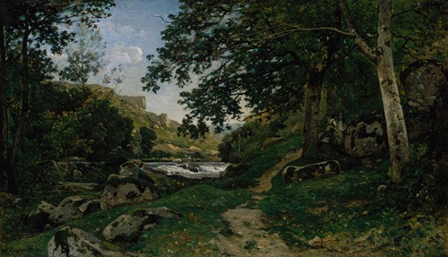 The Rocky Path in the Morvan (Chemin des roches dans le Morvan)