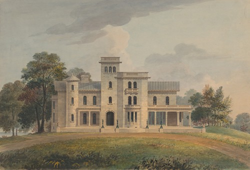 Grace Hill for Edwin C. Litchfield, Brooklyn, New York (front elevation)