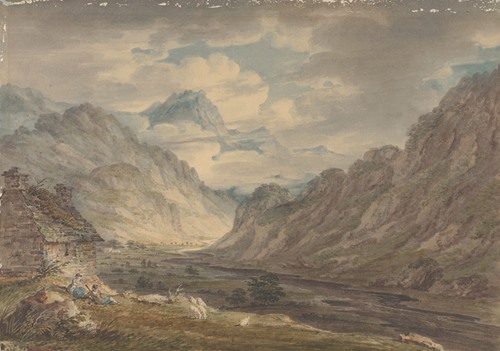 The Honister Pass from Gatesgarth Farm, Gatesgarthdale, Lake District