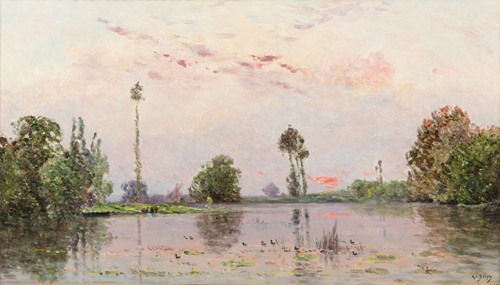The Pond At Dusk