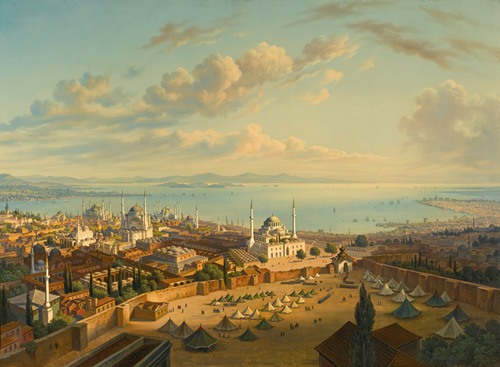 Constantinople From The Fire Tower Of Beyazit
