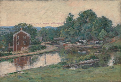 Evening at the Lock, Napanoch, New York (1893)