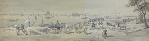 General View of Calcutta, from the Entrance to the Water Gate of Fort William