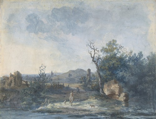 Figures on a Country Road