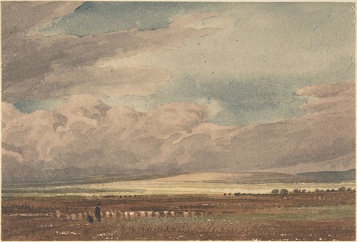 Salisbury Plain with Old Sarum in the Distance, Wiltshire