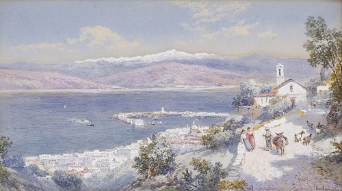 The Harbour of Messina with the Shore of Calabria in the Distance