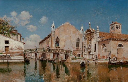 Santa Maria Valverde and the Scuola Vecchia della Misericordia, Venice (1894)