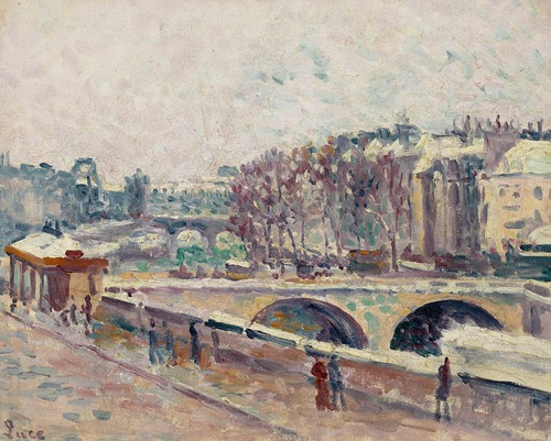 Art Reproductions Le Pont-Neuf, Paris by Maximilien Luce (1858-1941,  France)