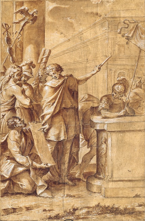 Constantine the Great Commissions the Building of the Basilica of S. Giovanni in Laterano