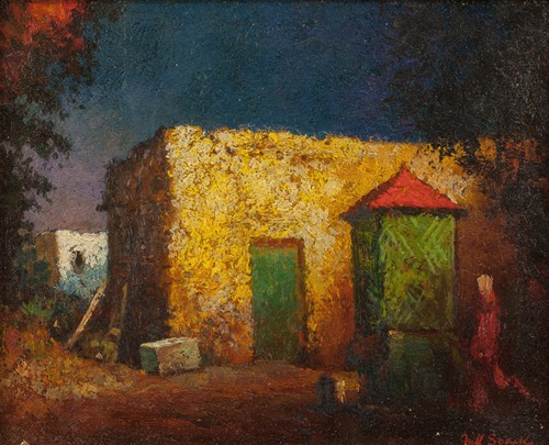 Courtyard Well, New Mexico (circa 1900)