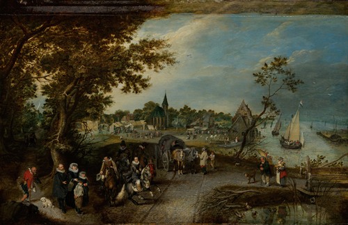 Landscape with Figures and a Village Fair (Village Kermesse)