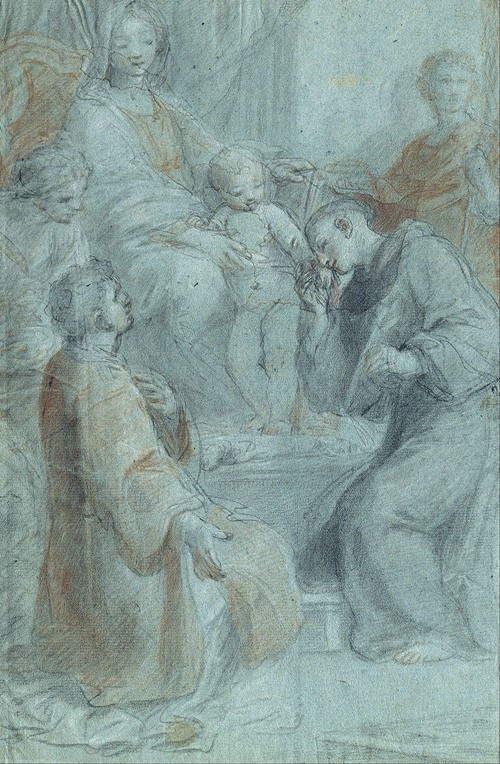 Madonna and Child Enthroned with Saints Lawrence, Anthony of Padua, Praxedes and Venantius